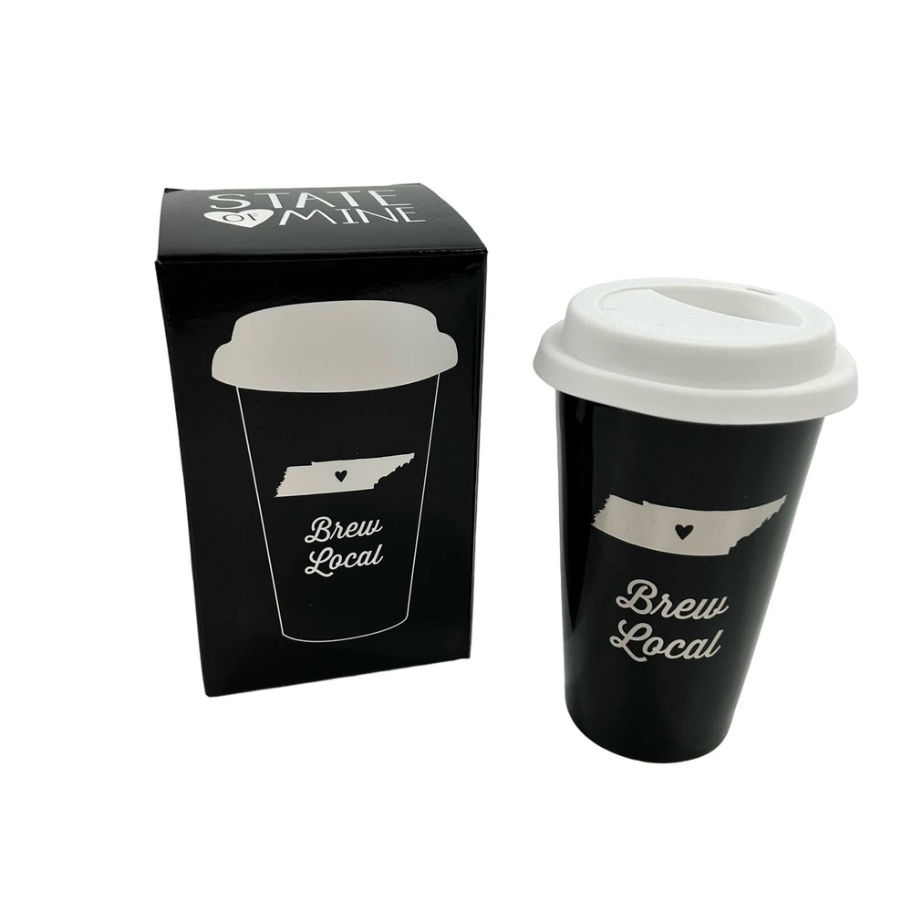 About Face Designs 10.5 Ounce Tennessee Thermal Travel Mug NEW